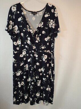 Fortune & Ivy | Dresses | Fortune Ivy Irene Faux Wrap Brushed Knit Straight  Hem Maxi Dress Nwt M | Poshmark